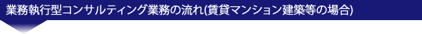 業務執行型コンサルティング業務の流れ